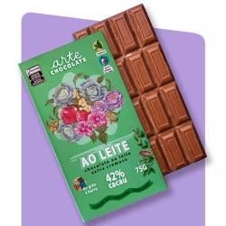 Chocolate ao Leite 75g - Arte Chocolate PRÉ VENDA - CHEGA FRESQUINHO COM ENTREGA ENTRE 23 E 31 DE MAIO!