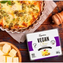 Vegan Cheese Gourmet Provolone 200g Super Bom 