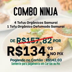 COMBO NINJA de R$157,82 por R$ 134,93 no PIX