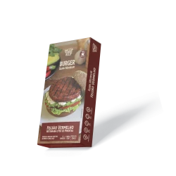 Burger Vegano de Feijão Vermelho Tempero Mexicano 200G - Veggie Roots PRÉ VENDA
