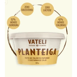 Manteiga Planteiga Vateli 200g