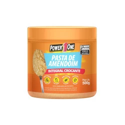 Pasta Power One Amendoim  Crocante Integral  500g