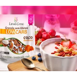 Granola Low Carb - Coco e Damasco 200g - Leve Croc