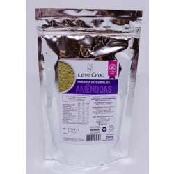 Farinha Integral de Amendoas 200g - Leve Croc