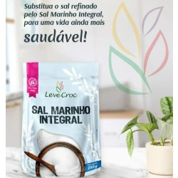 Sal Marinho Integral 250g - Leve Croc