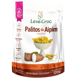 Biscoito Palitos Salgados de Aipin 120g - Leve Croc