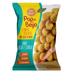 Pop de Beijo sabor Salsa e Cebola Snack - 300g - Pão de Beijo