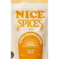 Nice Spices Levedura Nutricional em Flocos - Sabor Queijo 90g - NICE® Spices
