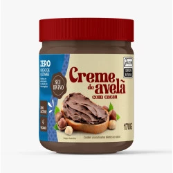 Creme de Avelã com Cacau Zero Açúcar 170g Seu Divino 