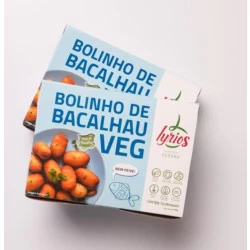 Bolinho de Bacalhau Vegano 260g Lyrios 