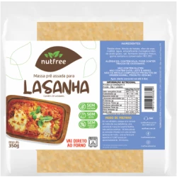 Massa de Lasanha  Sem Glúten 350g - Vegano NutFree