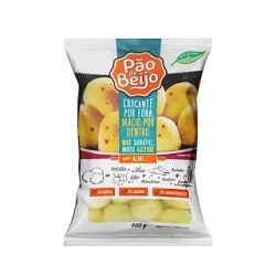 Pão de Beijo Alho 400g - Pão de Beijo