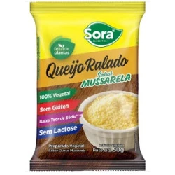 Queijo Ralado Vegetal Mussarela 50g - Sora