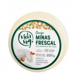 Queijo Vegano Minas Frescal de Castanha de Cajú 200g - Vida Veg