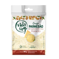 Queijo Vegano Parmesão de Castanha de Caju Ralado 50g - Vida Veg