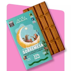 Chocolate Torta ao Leite c/ Caramelo Salgado 75g - Arte Chocolate PRÉ VENDA - CHEGA FRESQUINHO COM ENTREGA ENTRE 23 E 31 DE MAIO!