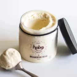 Sorvete Vegano Branco de Neve (Baunilha) 500ml - Hoba