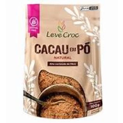 Cacau em Pó Natural Puro 100g Leve Croc Kosher