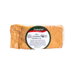 Tofu Orgânico Defumado Samurai peso de 450 á 550g 