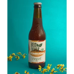 Kombucha Bem Viver Sabor Tradicional Bebida Orgãnica 355ml