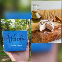 Queijo Vegetal Natural de Castanha de Caju 150g  Albedo