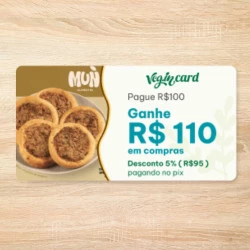 Veg.In Card Compre R$ 100,00 e  Ganhe R$ 110,00