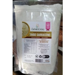 Farinha Integral de Trigo Sarraceno (Mourisco) 500g - Leve Croc