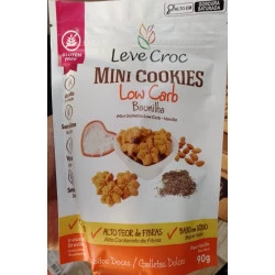 Mini Cookies Low Carb - Baunilha - Leve Croc 90g