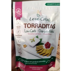 Biscoito Torraditas Ora-Pro-Nobis Low Carb Sem Glutem120g - Leve Croc