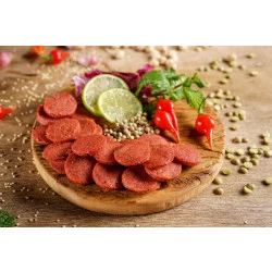 Linguiça Calabresa de Planta 400g Grão Foods